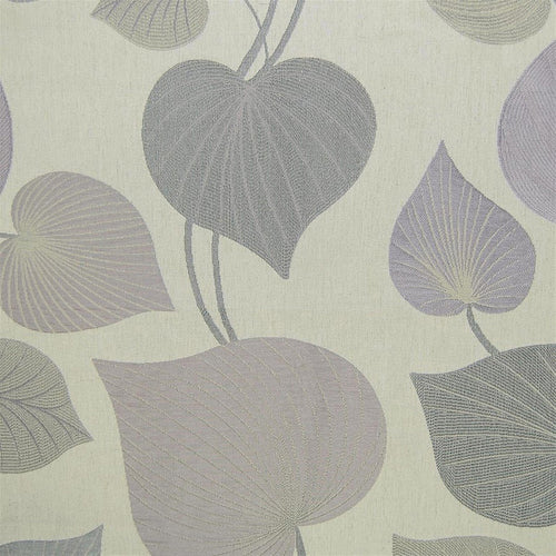 Floral Purple Fabric - Barrington Woven Jacquard Fabric (By The Metre) Damson Voyage Maison