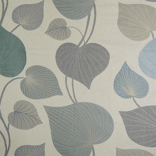 Floral Blue Fabric - Barrington Woven Jacquard Fabric (By The Metre) Duck Egg Voyage Maison