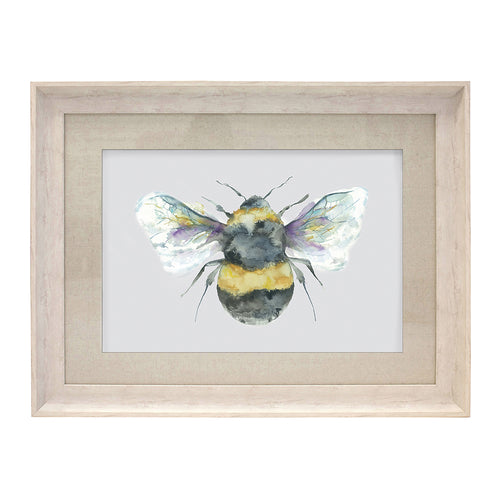 Animal Yellow Wall Art - Bee  Framed Print Birch Voyage Maison