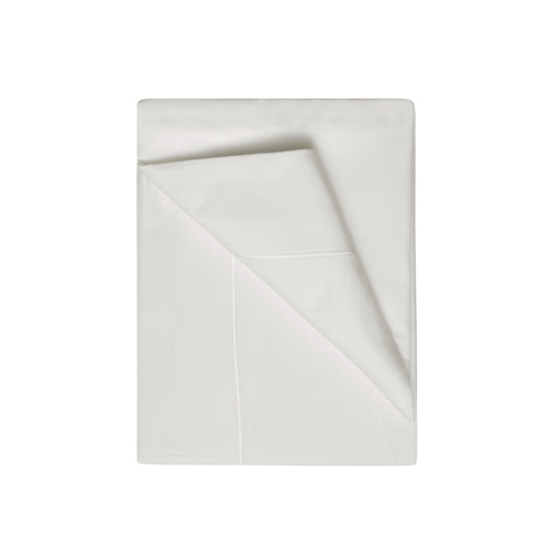 Cream Bedding - 400 Thread Count Egyptian 100% Cotton Flat Bed Sheet Ivory miah.