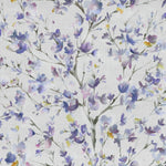 Belsay Printed Cotton Fabric (By The Metre) Violet