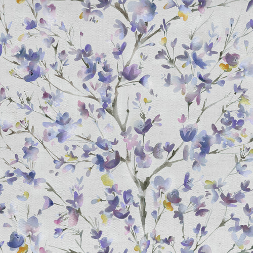 Voyage Maison Belsay Printed Cotton Fabric Remnant in Violet