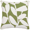 Additions Birch Embroidered Feather Cushion in Grass
