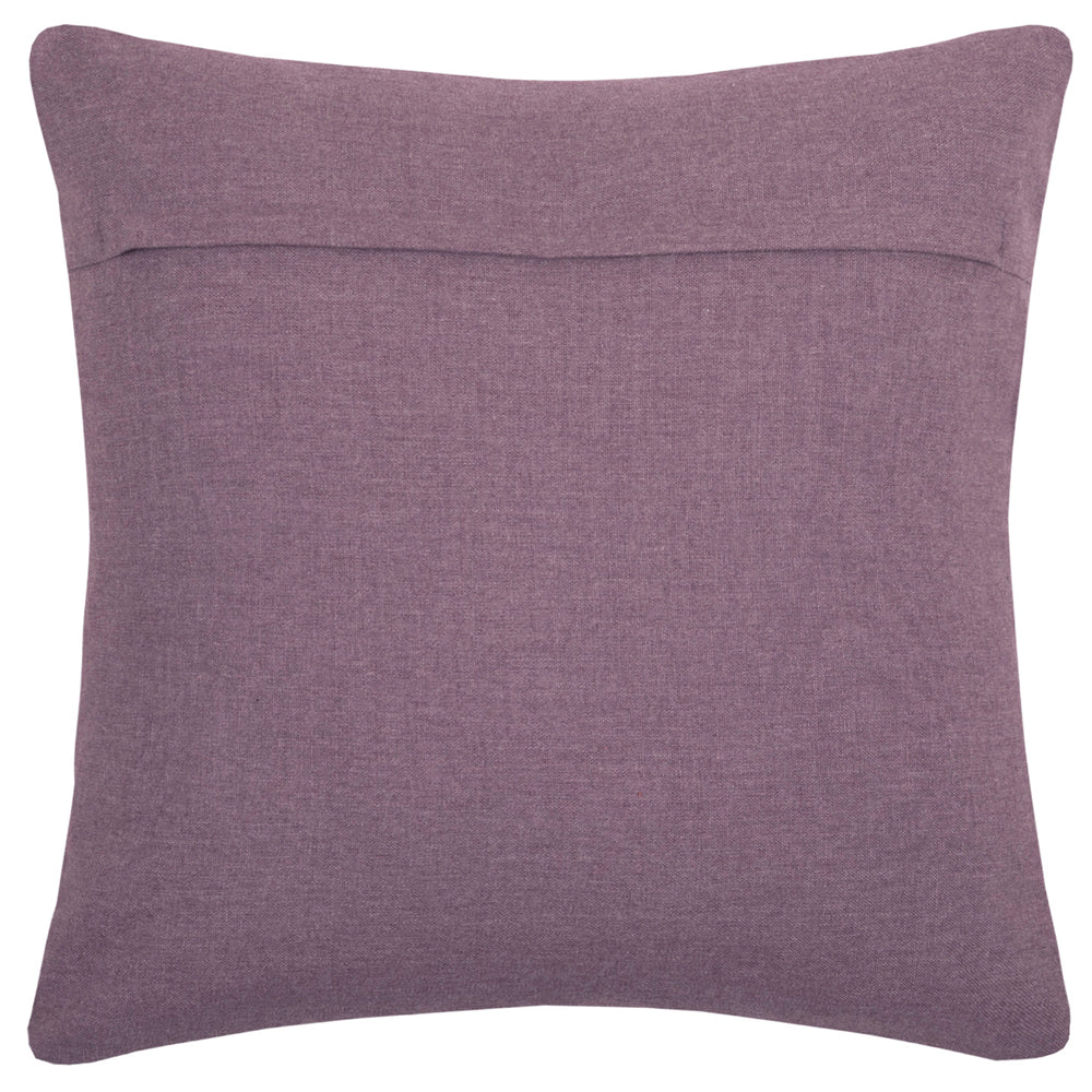 Birch Mauve Embroidered Feather Filled Cushion Purple Cushions Additions Voyage Maison