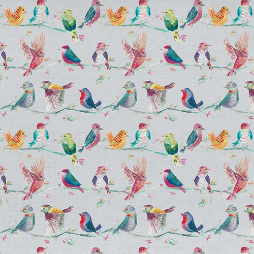 Samples - Birdy Branch Printed Fabric Sample Swatch Blossom Voyage Maison