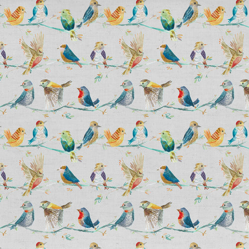 Samples - Birdy Branch Printed Fabric Sample Swatch Sunshine Voyage Maison
