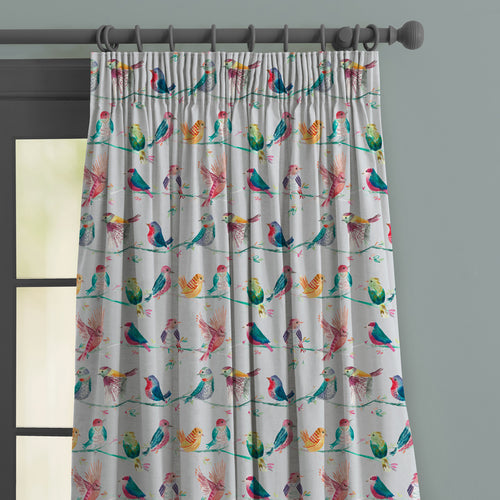 Animal Multi M2M - Birdy Branch Printed Made to Measure Curtains Blossom Voyage Maison