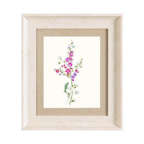 Floral Pink Wall Art - Bitsy  Framed Print Birch/Bitsy Voyage Maison