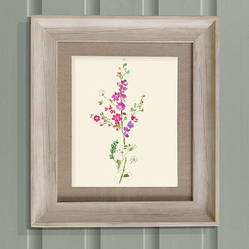 Floral Pink Wall Art - Bitsy  Framed Print Birch/Bitsy Voyage Maison