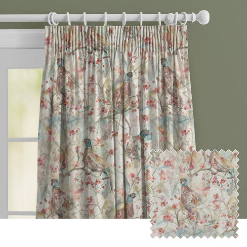 Animal Cream M2M - Blackberry Printed Made to Measure Curtains Cream Voyage Maison