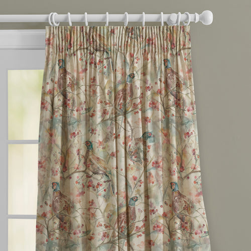 Animal Cream M2M - Blackberry Ann Printed Made to Measure Curtains Linen Voyage Maison