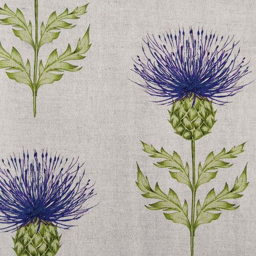 Floral Blue Fabric - Blair Printed Linen Fabric (By The Metre) Juniper Voyage Maison