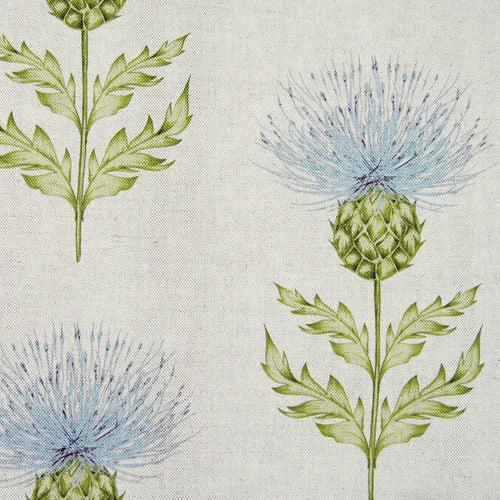 Floral Blue Fabric - Blair Printed Linen Fabric (By The Metre) Loch Voyage Maison