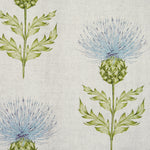 Blair Printed Linen Fabric (By The Metre) Loch