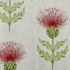 Blair Printed Linen Fabric (By The Metre) Paprika