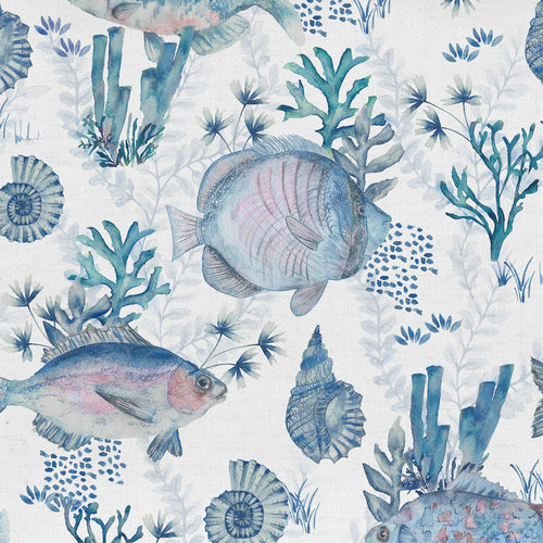  Samples - Bollu Printed Cotton Fabric Sample Swatch Marine Voyage Maison