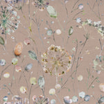 Boronia Printed Cotton Fabric (By The Metre) Coral/Cloud/Apricot