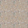 Boronia Printed Cotton Fabric (By The Metre) Coral/Cloud/Apricot