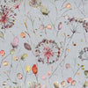 Boronia Printed Cotton Fabric (By The Metre) Boysenberry/Celeste