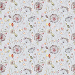 Boronia Printed Cotton Fabric (By The Metre) Boysenberry/Celeste