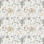 Boronia Printed Cotton Fabric (By The Metre) Coral/Cloud/Cream