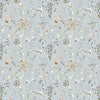 Boronia Printed Cotton Fabric (By The Metre) Coral/Cloud/Sky