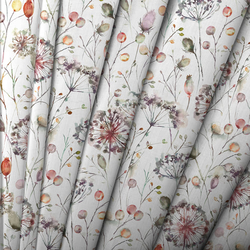 Floral Purple M2M - Boronia Printed Cotton Made to Measure Roman Blinds Boysenberry/Cream Voyage Maison