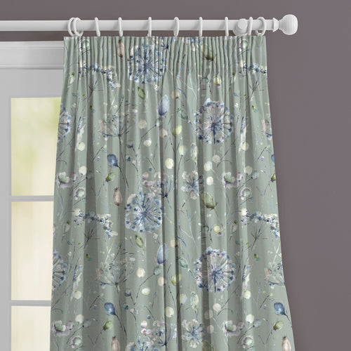 Floral Blue M2M - Boronia Fiona Printed Made to Measure Curtains Willow Voyage Maison