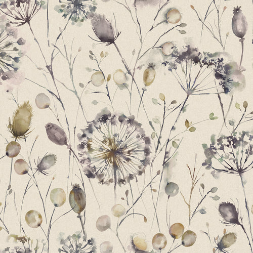 Floral Cream Fabric - Boronia Printed Cotton Fabric (By The Metre) Ironstone Voyage Maison