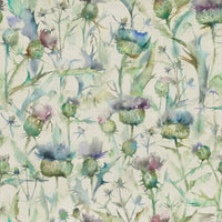 Voyage Maison Botanicus Printed Fabric Sample Swatch in Violet