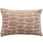 Additions Boulder Embroidered Feather Cushion in Coral