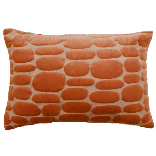 Additions Boulder Embroidered Feather Cushion in Sunset