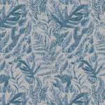 Bracken Printed Cotton Fabric (By The Metre) Breeze