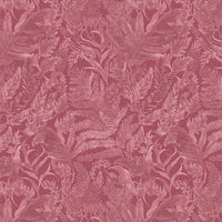  Samples - Bracken Printed Fabric Sample Swatch Fuchsia Voyage Maison