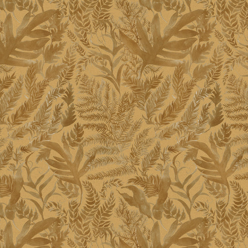 Samples - Bracken Printed Fabric Sample Swatch Honey Voyage Maison