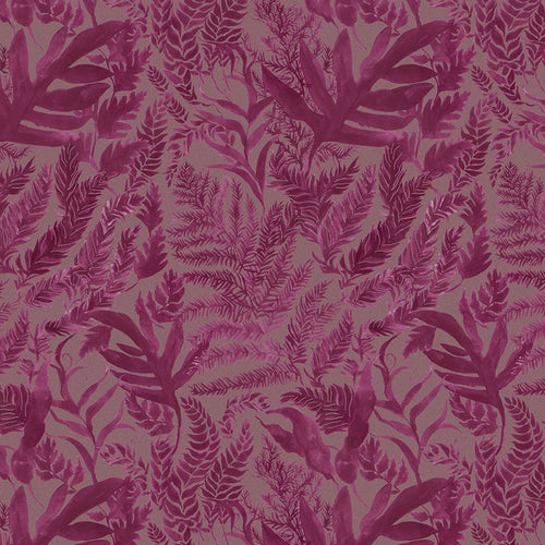 Floral Pink Fabric - Bracken Printed Cotton Fabric (By The Metre) Juniper Voyage Maison