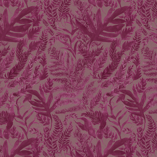 Fauna Pink Fabric - Bracken Printed Cotton Fabric Juniper Voyage Maison