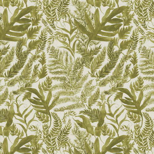Samples - Bracken Printed Fabric Sample Swatch Moss Voyage Maison