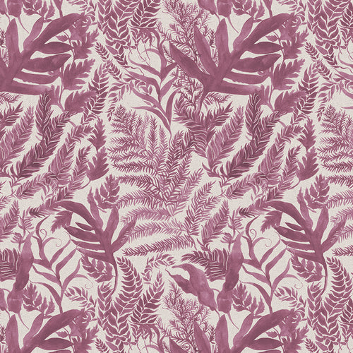 Floral Pink Fabric - Bracken Printed Cotton Fabric (By The Metre) Petal Voyage Maison