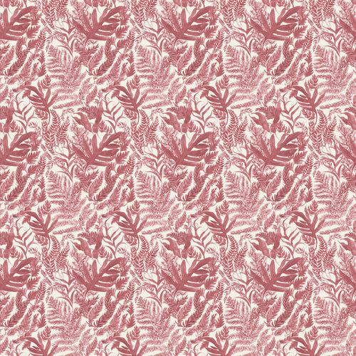 Floral Pink Fabric - Bracken Printed Cotton Fabric (By The Metre) Rose Voyage Maison