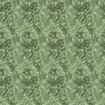 Bracken Printed Cotton Fabric (By The Metre) Sage
