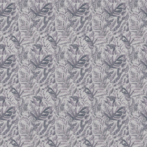 Fauna Grey Fabric - Bracken Printed Cotton Fabric Viola Voyage Maison