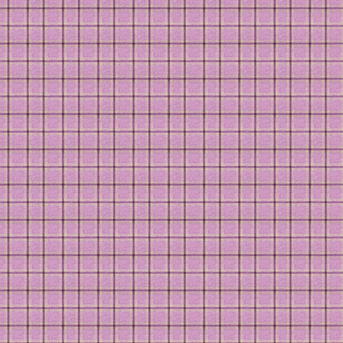 Check Pink Fabric - Bridgewater Woven Wool Fabric (By The Metre) Damson Voyage Maison