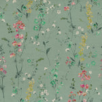 Briella Printed Cotton Fabric (By The Metre) Verde