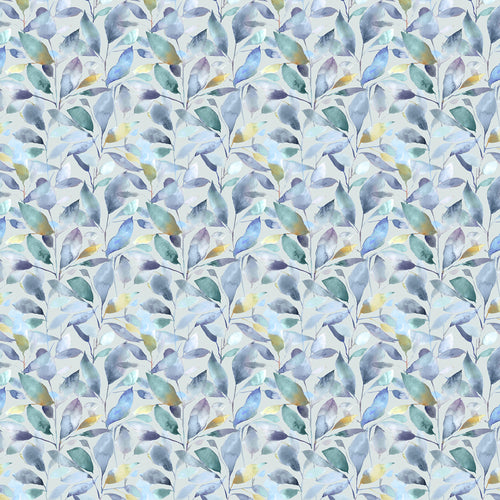 Floral Blue Fabric - Brympton Printed Cotton Fabric (By The Metre) Pacific Voyage Maison