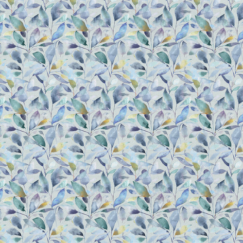 Floral Blue Fabric - Brympton Printed Cotton Fabric (By The Metre) Pacific Voyage Maison