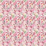Brympton Printed Cotton Fabric (By The Metre) Raspberry