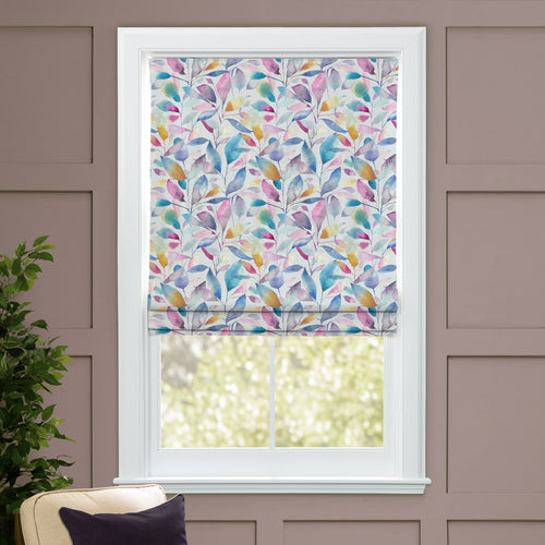 Floral Cream M2M - Brympton Printed Cotton Made to Measure Roman Blinds Cream Voyage Maison