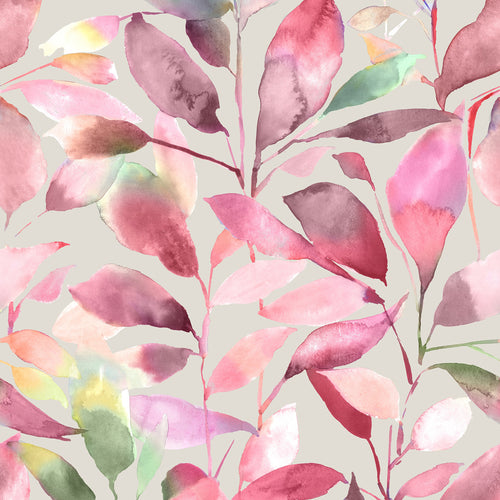 Floral Pink M2M - Brympton Printed Cotton Made to Measure Roman Blinds Raspberry Voyage Maison