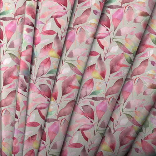 Floral Pink M2M - Brympton Printed Made to Measure Curtains Raspberry Voyage Maison